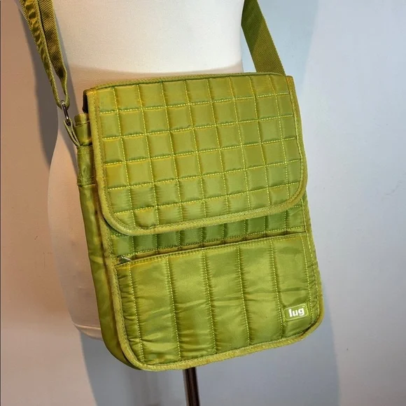 Lug Moped crossbody bag RFID puffer bag green medium NWOT - Picture 12 of 12